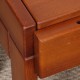 Elm bedside table for Maison Regain, 1980s - French design