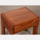 Elm bedside table for Maison Regain, 1980s - French design