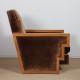 Pair of 20th century geometric armchairs - 