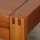 Elm desk produced by Maison Regain, 1980s - French design