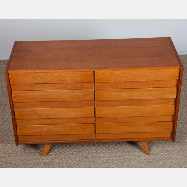 Wooden chest of drawers by Jiri Jiroutek, model U-453, circa 1960 - Eastern Europe design