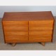 Wooden chest of drawers by Jiri Jiroutek, model U-453, circa 1960 - Eastern Europe design