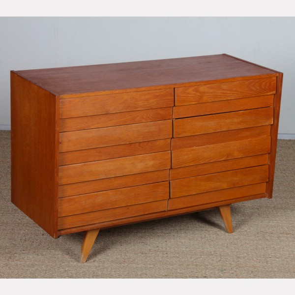 Wooden chest of drawers by Jiri Jiroutek, model U-453, circa 1960 - Eastern Europe design