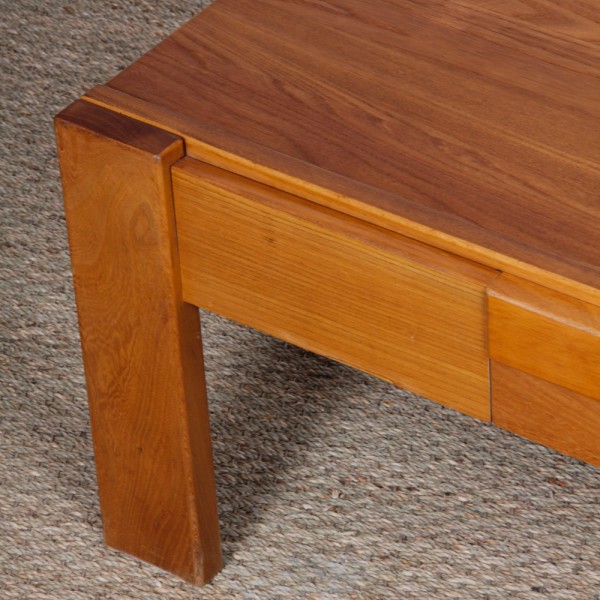 Table basse en bois des années 1980 - 