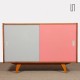 Pink and white dresser by Jiri Jiroutek, model U-452 circa 1960s - Eastern Europe design