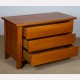 Vintage solid elm chest of drawers, 1980s - 