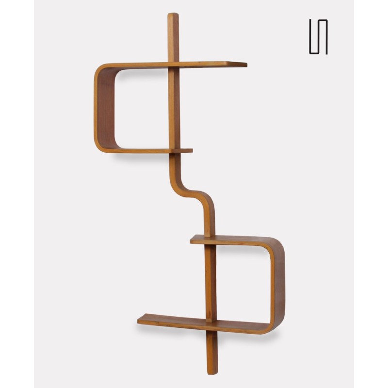 Wall shelf by Ludvik Volak for Drevopodnik Holesov, 1960s