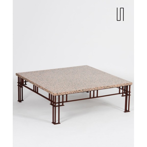 Coffee table in the style of Jean-Michel Wilmotte, 1980s - 