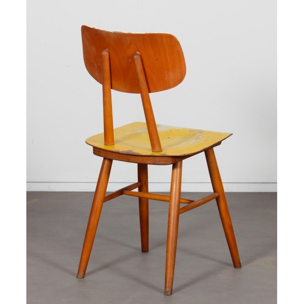 Wooden chair produced by Ton, 1960 - Eastern Europe design